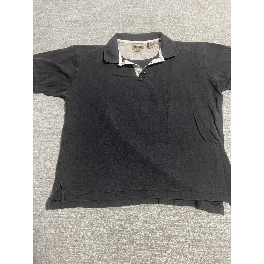 Joseph Abboud Polo Men’s Medium Black Vintage Polo Collar